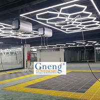 Lampu garasi ZT1048 lampu sorot mobil LED segi enam untuk langit-langit mobil showroom Teluk pemeliharaan