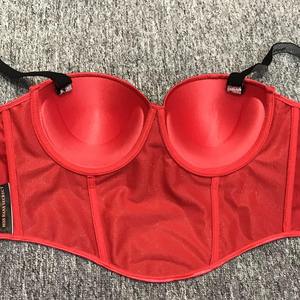 Soutien-gorge femme lisse à armatures, corset à armatures en forme d'arête de poisson, soutien-gorge à décolleté profond, soutien-gorge à imprimé lettres, bralette grande taille, soutien-gorge élégant pour la poitrine - Product Image 3