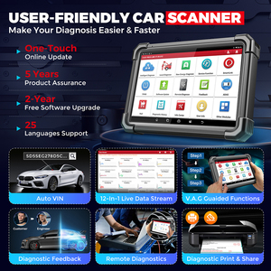 Entrepôt USA/UE X431 PRO3S+ SmartLink HD Outil 2-en-1 pour Voiture 12V/Camion 24V/Véhicules Lourds OBDII X-431 PRO3S+ SmartLink HD X431 P - Product Image 4