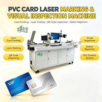 Machine intégrée de lecture de codes-barres QR automatique et de marquage laser pour la traçabilité du processus complet de l'emballage des cartes RFID sur la ligne de production