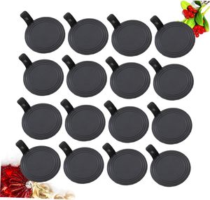 Black PS Plastic Disposable Food Grade <b>Sheet</b> Cake Tray Pastry Holder Dessert Slice Pan Cheesecake Base with Lid Party Supplies - Product Image 5