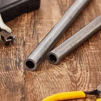 Tuyau en acier au carbone rond sans soudure DOM de 6 à 20 mm, norme AiSi, tuyau de forage avec services de pliage et de découpe