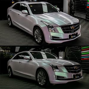 Carbins-pegatinas de vinilo para envolver el coche, envoltorio de vinilo elástico, color blanco Aurora, 1,52x18 m - Product Image 3