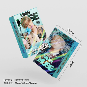 KPOP 124pcs/kotak Bangtan Boys Jimin MUSE Kartu Foto Laser Lomo Kartu Foto - Product Image 3