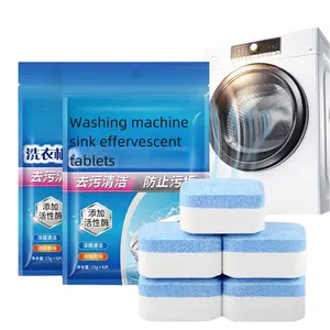 Yıkama makine temizleyici efervesan tabletler deterjan ev temizliği