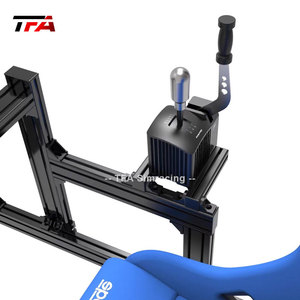 lái xe chỉ đạo bánh xe ghế có thể điều chỉnh đôi ngồi vị trí DIY lái xe Mô phỏng trò chơi đứng Sim Giàn Khoan đua buồng lái - Product Image 5