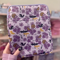 Housse de livre en néoprène personnalisée, intérieur coloré, housse pour Kindle, fermeture éclair, étui de protection souple pour ordinateur portable, style simple, sac de protection