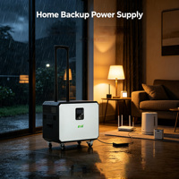 Station d'alimentation solaire tout-en-un ESG avec batterie lithium intégrée, onduleur MPPT 3000W 3072Wh pour utilisation en extérieur
