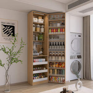 Nuevo gabinete de almacenamiento de aperitivos estratificado y distinguido para islas de cocina y carros Gabinete de almacenamiento para sala de estar - Product Image 4