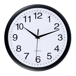 Wall <b>Clock</b> (25.5x4cm) <b>Black</b> 68203 - Product Image 1