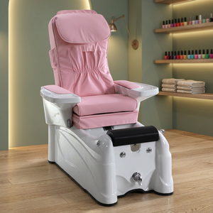Moderna Estación de Pedicura para Salón de Uñas con Silla de Masaje, Bañera para Pies y Diseño de Muebles de Lujo para Salón - Product Image 1