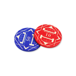 Jetons de poker en céramique EPT personnalisés professionnels européens pour clubs de jeu, marque MIRACLE MG-PC19, faits à la main, lisses et fixes - Product Image 4