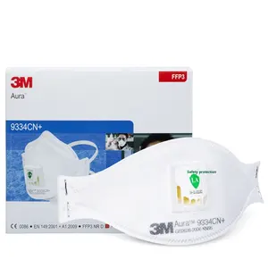Masker pelindung Anti kabut, pita kepala untuk <span class=keywords><strong>3M</strong></span> 9334CN + KN95 Anti debu dan percikan <span class=keywords><strong>FFP3</strong></span> dengan katup pernapasan & Masker - Product Image 6