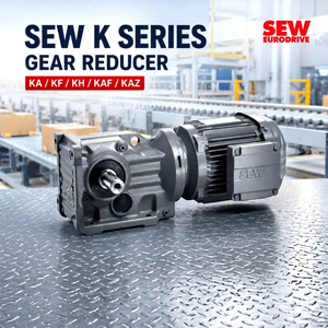 Reductor de Engranajes Cónicos Helicoidales Genuinos de la Serie K de SEW, K127 K157 K167 K187, 1 Año de Garantía, Directo de Fábrica, IE3, para Minería - Product Image 1