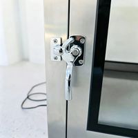 Puerta de Transferencia Hermética para Cuarto Limpio ISO 7, Caja de Traslado de Acero Inoxidable SUS304 para Laboratorio y Taller Farmacéutico