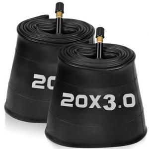 Chambre à air pour vélo 20X3.0 en caoutchouc butyle, multi-valve, pour buggy de plage, lot de 2 - Product Image 4