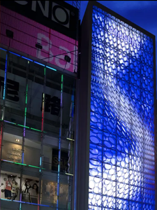 P50 <span class=keywords><strong>DMX</strong></span> ngoài trời Light Emitting Diode Spotlight lưới màn hình linh hoạt video tường văn bản 5000cd độ sáng kiến trúc trang trí - Product Image 4