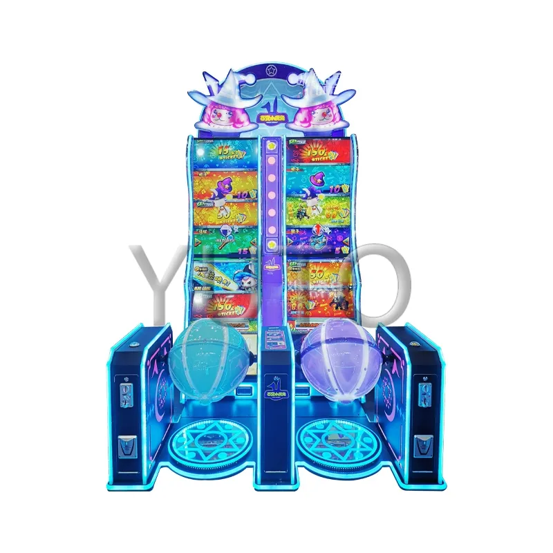 Máquinas de juego de redención de conejo mágico pequeño variedad de arcade de entretenimiento deportivo de Interior de alta calidad a la venta