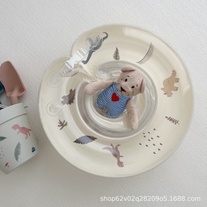 Baby Dinosaur Neck Ring For 0-12 Months Swimming Ring Cute Animal Pattern PVC Material Child Water Toy - Product Image 2