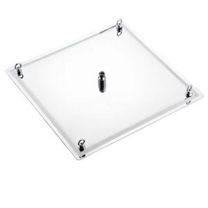 20 pouces carré en acier inoxydable haute pression pluie Design moderne montage mural poli robinet de salle de bain accessoire - Product Image 1