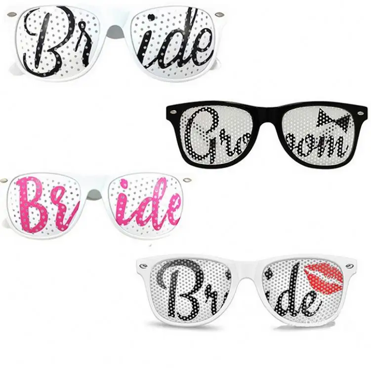 Wedding Decoration Team Bride To Be Glasses Bachelorette Hen Supplies Bridal Party Sunglasses Eye Decor X3173
