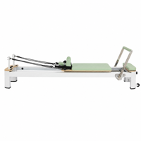 Banc d'exercice de qualité commerciale en aluminium, Reformer Pilates avec plateforme de saut