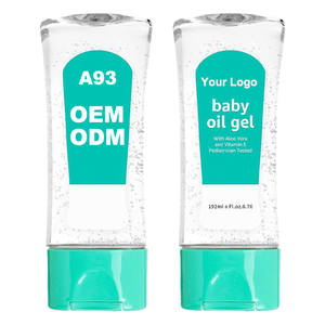 Düşük adedi özelleştirilmiş bebek yağı jel Aloe Vera vitamini E şeker bebek parfüm yağı toptan bebek yağı toptan cilt beyazlatma - Product Image 1