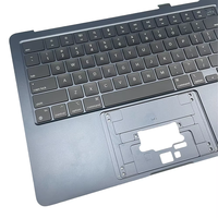 Repose-poignets d'ordinateur portable authentique pour Macbook Air M2 Retina 13,6 pouces A2681, boîtier supérieur avec clavier US UK anglais français allemand