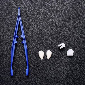 Prothèse dentaire Halloween hip hop simple <span class=keywords><strong>en</strong></span> résine, pas cher, dents grillz avec étui emballé - Product Image 4