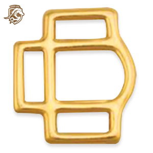 Boucle d'ajustement de bride de cheval en laiton massif Sacs à boucle d'ajustement de sangle d'emballage personnalisables - Product Image 2