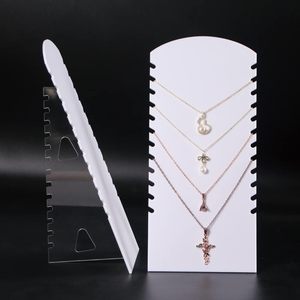 Custom Earrings Display Stand Jewelry Holder Acrylic Necklace Display Rack for Mall Display - Product Image 6