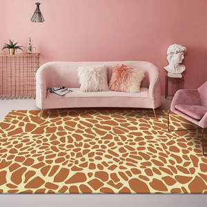 Zone Recouverte De Cachemire Imprimé Léopard Girly Rose Atmosphère Chine Classique Salon Canapé Table Basse Grand Tapis Tapis - Product Image 5