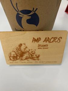 Tarjetas de Visita de Madera con Grabado Láser VIP RFID NFC 2024, Ecológicas, Degradables, Personalizables, Impresión en Plástico - Product Image 4