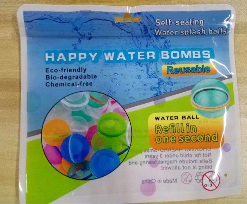 Sac de couleur ziplock 6PCS