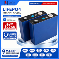 Lithium-Polymer-Akku 100Ah LiFePO4 Prismatisch 3,2V 100Ah Prismatischer LiFePO4-Akku für Erneuerbare Energien und E-Bikes
