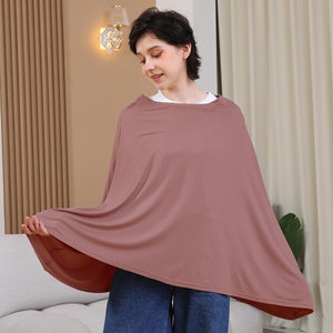 Rayon Soft & Breathable Cover up for Breastfeeding 360°Full Coverage Nursing <b>Poncho</b> - Product Image 4
