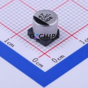 Condensador Electrolítico de Aluminio SMD EEEHC1C470P, D6.3xL5.8mm 47uF 20% 16V 70mA-120Hz - Product Image 1