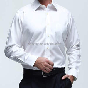 Chemises habillées pour hommes, faciles à porter, <span class=keywords><strong>sans</strong></span> <span class=keywords><strong>repassage</strong></span>, couleur unie, style business décontracté, chemises formelles pour le bureau - Product Image 4