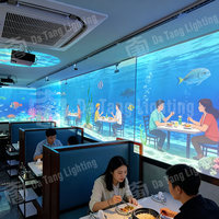 Système de projection interactive immersive pour sols et murs, conçu pour les restaurants, les salles d'exposition et les salles de classe