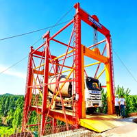 Plateforme de levage pour la construction de ponts et de grues, avec palan de 70 tonnes pour véhicules lourds/camions malaxeurs à béton