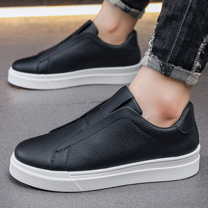 Zapatillas de Moda Coreanas Primavera 2026, Zapatillas Deportivas Casuales Blancas de Moda para <span class=keywords><strong>Hombre</strong></span>, Estilo Slip-on Juvenil - Product Image 2
