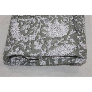Tela Tradicional India con Estampado Sanganeri, Impresa a Mano con Bloques, 100% Algodón, Material Decorativo para el Hogar, Tela para Tapicería - Product Image 4