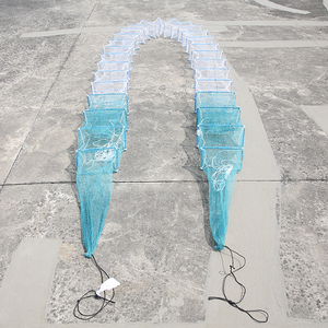 Nhà Máy Bán Lồng Nuôi Tôm Hùm Câu Cá Hồ Lưới PE Hình Chữ Nhật Giá Rẻ Có Thể Gấp Lại Được. - Product Image 6