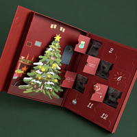 Boîte cadeau rigide magnétique 3D écologique de luxe avec logo personnalisé et marquage à chaud pour emballages alimentaires haut de gamme