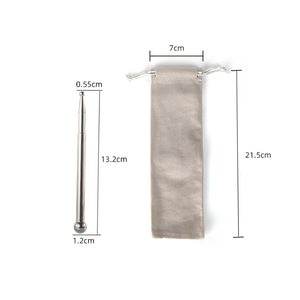 Pluma de Acupuntura, Herramienta de Reflexología Facial, Acero Inoxidable, Retráctil, Masajeador de Puntos de Activación - Product Image 6