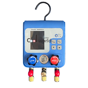 Manomètre de <span class=keywords><strong>pression</strong></span> d'<span class=keywords><strong>azote</strong></span> pour <span class=keywords><strong>test</strong></span> de climatisation et de réfrigération, table de réfrigérant simple pour R134A, R22, R410A - Product Image 4