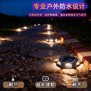 Luz Solar para Terraza Hua Enxing RGB, Impermeable, Encendido Automático al Anochecer, para Jardín, Césped y Camino - Product Image 3