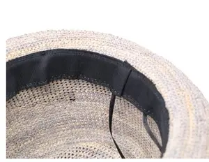 Maohong Factory 2023 Modèles explosifs Personnaliser le chapeau Fedora Panama en raphia