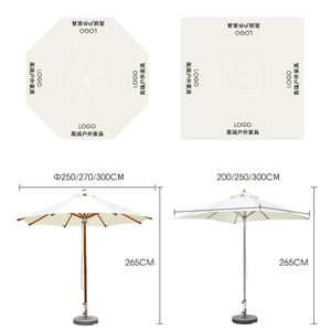 Sombrilla Parasol de 4m X 4m en Oferta, Sombrilla Decorativa para Cochera, <span class=keywords><strong>Playa</strong></span>, Jardín de Lujo, Sombrillas Chinas en Venta - Product Image 5