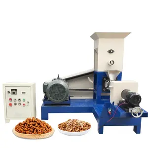 Top Quality Fish Feed Pellet Making Machine Extrusora de Alimentação para Cães Flutuante Fornecida Twin Screw Pet Food Making Machine 250